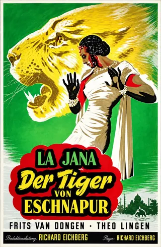 The Tiger of Eschnapur afişi