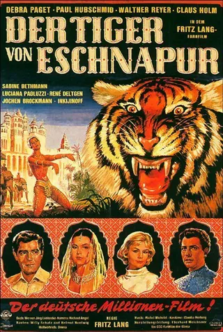 The Tiger of Eschnapur afişi