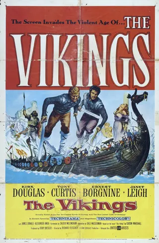 Görsel: Reynold Brown / Kamu malı The Vikings afişi
