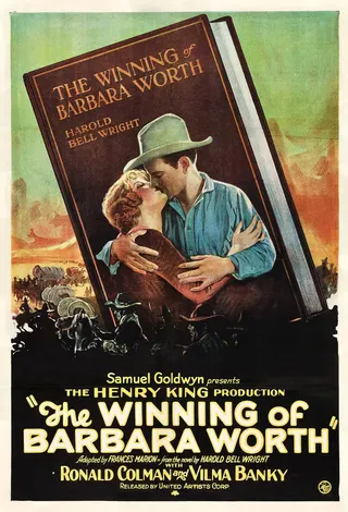 Görsel: Employee(s) of United Artists / Kamu malı The Winning of Barbara Worth afişi