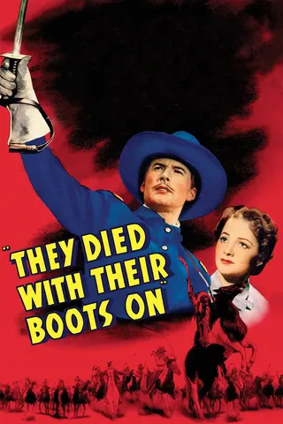 Görsel: TMDB They Died with Their Boots On afişi