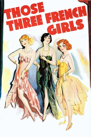 Görsel: TMDB Those Three French Girls afişi