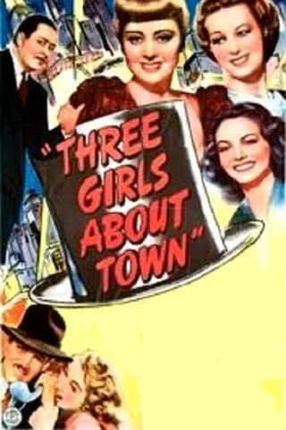 Görsel: TMDB Three Girls About Town afişi