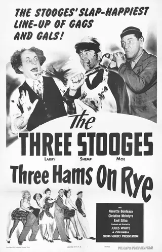 Görsel: TMDB Three Hams on Rye afişi