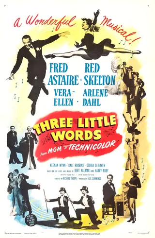Görsel: Loew's Inc. / Kamu malı Three Little Words afişi