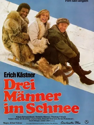 Görsel: TMDB Three Men in the Snow afişi
