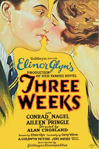 Görsel: TMDB Three Weeks afişi