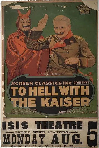 To Hell with the Kaiser! afişi