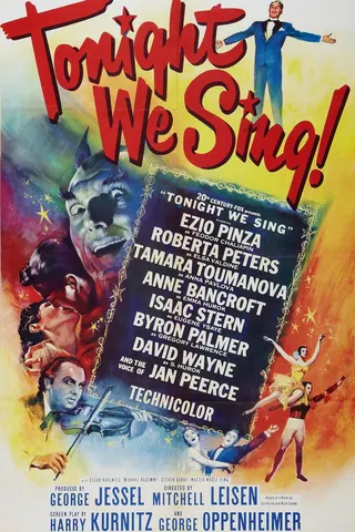 Tonight We Sing afişi