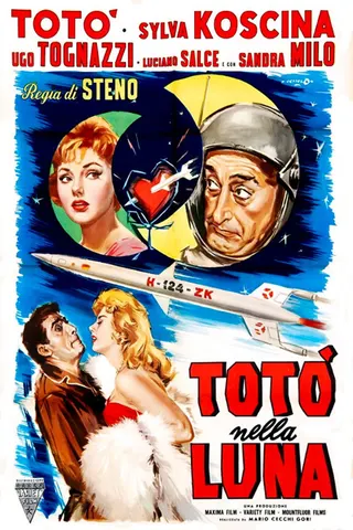 Totò nella luna afişi