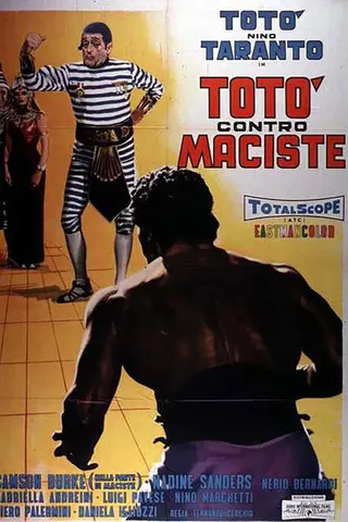 Görsel: TMDB Toto vs. Maciste afişi