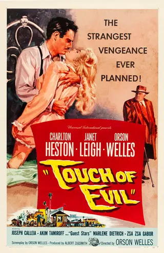 Görsel: "Copyright 1958 Universal Pictures Co., Inc." / Kamu malı Touch of Evil afişi