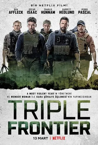 Görsel: TMDB Triple Frontier afişi