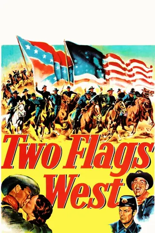 Görsel: TMDB Two Flags West afişi