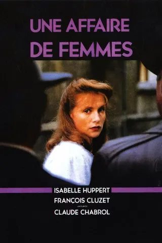 Une affaire de femmes afişi
