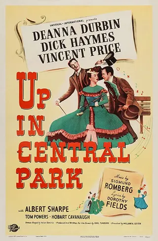 Up in Central Park afişi