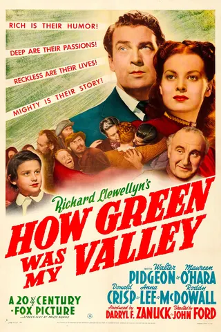 Görsel: "Copyright by Twentieth Century-Fox Film Corp. MCMXLI" / Kamu malı Vadim O Kadar Yeşildi Ki afişi