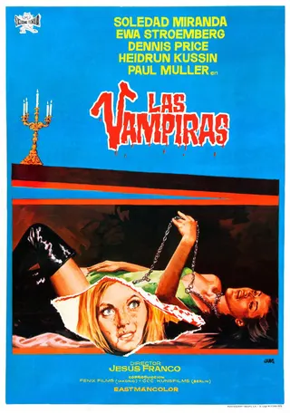 Görsel: TMDB Vampyros Lesbos afişi