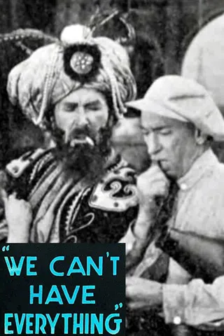 We Can't Have Everything afişi