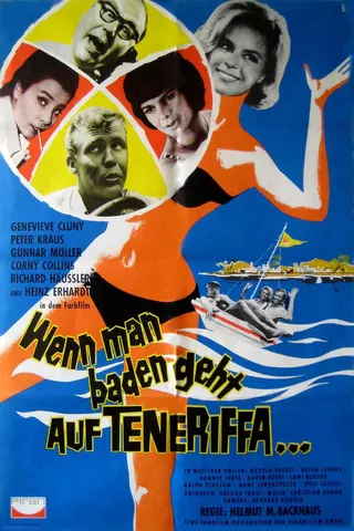 Wenn man baden geht auf Teneriffa afişi