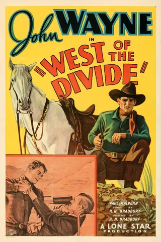 Görsel: Lone Star Productions / Kamu malı West of the Divide afişi