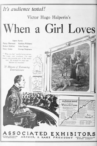 Görsel: TMDB When a Girl Loves afişi
