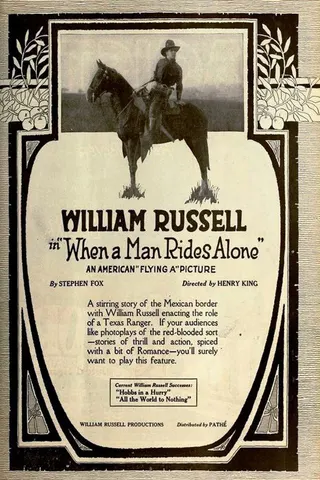 When a Man Rides Alone afişi