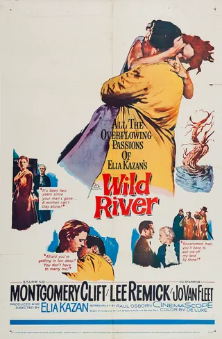 Görsel: "Copyrght © 1960 – Twentieth Century–Fox Film Corp." / Kamu malı Wild River afişi