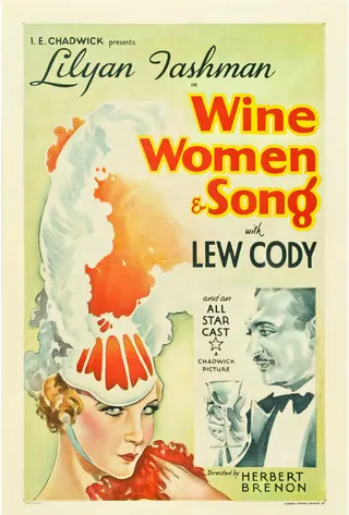 Wine, Women and Song afişi