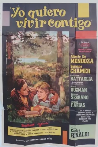 Yo quiero vivir contigo afişi