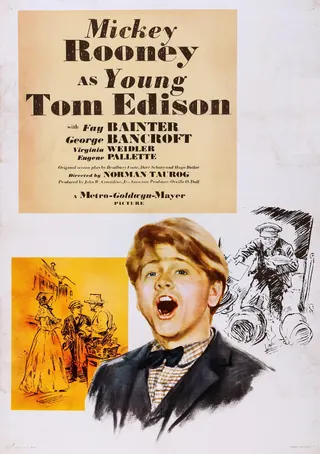 Young Tom Edison afişi