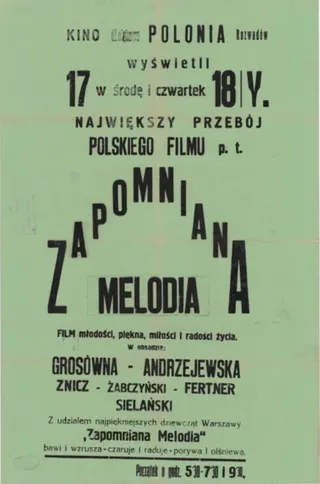 Zapomniana melodia afişi